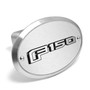 Ford F-150 2015 up 3D Logo on Brushed Oval Billet Aluminum 2 inch Tow Hitch Cover
