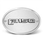 Ford F-150 2015 up 3D Logo on Brushed Oval Billet Aluminum 2 inch Tow Hitch Cover