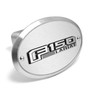 Ford F-150 Lariat 3D Logo on Brushed Oval Billet Aluminum 2 inch Tow Hitch Cover