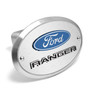 Ford Ranger 3D Logo on Brushed Oval Billet Aluminum 2 inch Tow Hitch Cover