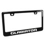 Jeep Gladiator Black Real 3K Carbon Fiber Finish ABS Plastic License Plate Frame