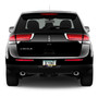 Lincoln MKX Black Real 3K Carbon Fiber Finish ABS Plastic License Plate Frame