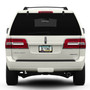 Lincoln Navigator Black Real Carbon Fiber Finish ABS Plastic License Plate Frame