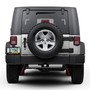 Jeep Rubicon Wrangler Black Real 3K Carbon Fiber ABS Plastic License Plate Frame
