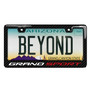 Corvette C7 Grand-Sport 3D Real 3K Carbon Fiber ABS Plastic License Plate Frame
