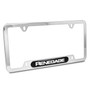 Jeep Renegade Real Carbon Fiber Nameplate Chrome Stainless Steel License Frame