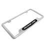 Jeep Rubicon Real Carbon Fiber Nameplate Chrome Stainless Steel License Frame