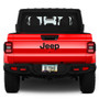 Jeep Grill Black Insert Black Stainless Steel License Plate Frame