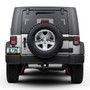 Jeep Rubicon Wrangler Black Insert Black Stainless Steel License Plate Frame