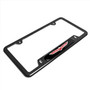 Jeep Trailhawk Black Insert Black Stainless Steel License Plate Frame