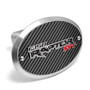 Ford Raptor SVT 3D Logo on Carbon Fiber Look Oval Billet Aluminum 2 inch Tow Hitch Cover