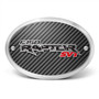 Ford Raptor SVT 3D Logo on Carbon Fiber Look Oval Billet Aluminum 2 inch Tow Hitch Cover