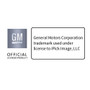 GMC Denali 3D Logo on Black Oval Billet Aluminum 2 inch Tow Hitch Cover