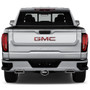 GMC 3D Logo on Black Oval Billet Aluminum 2 inch Tow Hitch Cover