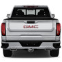 GMC Sierra 3D Logo on Black Oval Billet Aluminum 2 inch Tow Hitch Cover