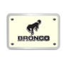 Ford Bronco 3D Logo Night Glow Luminescent Billet Aluminum 2 inch Tow Hitch Cover