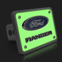 Ford Ranger 3D Logo Night Glow Luminescent Billet Aluminum 2 inch Tow Hitch Cover
