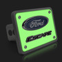 Ford Escape 3D Logo Night Glow Luminescent Billet Aluminum 2 inch Tow Hitch Cover