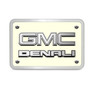 GMC Denali 3D Logo Glow in the Dark Luminescent Billet Aluminum 2 inch Tow Hitch Cover