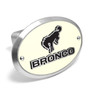 Ford Bronco 3D Logo Night Glow Luminescent Oval Billet Aluminum 2 inch Tow Hitch Cover