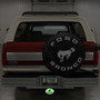 Ford Bronco 3D Logo Night Glow Luminescent Oval Billet Aluminum 2 inch Tow Hitch Cover