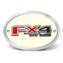 Ford F-150 FX4 Off-Road 3D Logo Night Glow Luminescent Oval Billet Aluminum 2 inch Tow Hitch Cover