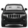 Jeep Cherokee Universal Fit One-Piece Easy Folding Silver Reflective Fabric Windshield Sun Shade (size: 64"x 32")
