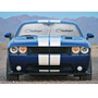 Dodge Challenger Classic Logo Dual Panels 28" x 24" Folding Windshield Sun Shade