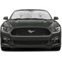 Ford Mustang Tri-Bar Logo Dual Panels Easy Folding Windshield Sun Shade