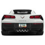 Chevrolet Corvette C7 Grand Sport Red Stripes Real Carbon Fiber License Plate Frame