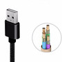 Ford Platinum 3 in 1 Black 4 Ft Premium Multi Charging USB Cable Type-C and iOS