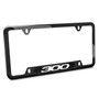 Chrysler 300 Real Carbon Fiber Insert Black Stainless Steel License Plate Frame