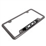 Chrysler 300 Black Insert Gunmetal Chrome Stainless Steel License Plate Frame