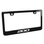 Chrysler 200 Black Real 3K Carbon Fiber Finish ABS Plastic License Plate Frame