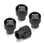 Buick Logo in Black on Black Aluminum Tire Valve Stem Caps