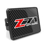 Chevrolet Z71 Off Road UV Graphic Carbon Fiber Look Metal Face-Plate on ABS Plastic 2 inch Tow Hitch Cover