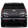 Cadillac Crest Logo UV Graphic Black Metal Face-Plate on ABS Plastic 2 inch Tow Hitch Cover