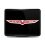 Jeep Trailhawk UV Graphic Black Metal Face-Plate on ABS Plastic 2 inch Tow Hitch Cover