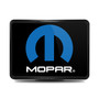 Mopar Logo UV Graphic Black Metal Face-Plate on ABS Plastic 2 inch Tow Hitch Cover