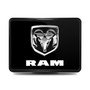RAM Logo UV Graphic Black Metal Face-Plate on ABS Plastic 2 inch Tow Hitch Cover