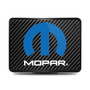 Mopar Logo UV Graphic Carbon Fiber Look Metal Face-Plate on ABS Plastic 2 inch Tow Hitch Cover