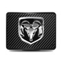 RAM Logo UV Graphic Carbon Fiber Look Metal Face-Plate on ABS Plastic 2 inch Tow Hitch Cover