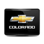 Chevrolet Colorado UV Graphic Black Metal Face-Plate on ABS Plastic 2 inch Tow Hitch Cover