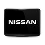 Nissan UV Graphic Black Metal Face-Plate on ABS Plastic 2 inch Tow Hitch Cover