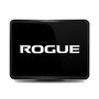 Nissan Rogue UV Graphic Black Metal Face-Plate on ABS Plastic 2 inch Tow Hitch Cover