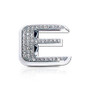 Crystallized Letter E Car Emblem
