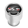 Chevrolet Camaro ZL1-1LE Logo Black Shining Silver Aluminum Tire Valve Stem Caps