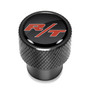 Dodge R/T Logo in Black on Black Aluminum Tire Valve Stem Caps