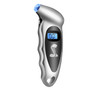 Ford Cobra Silver Black Digital Tire Pressure Gauge with LED-Backlit LCD Display