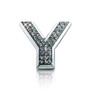 Crystallized Letter Y Car Emblem